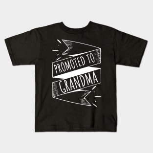 Promoted To Grandma Kids T-Shirt